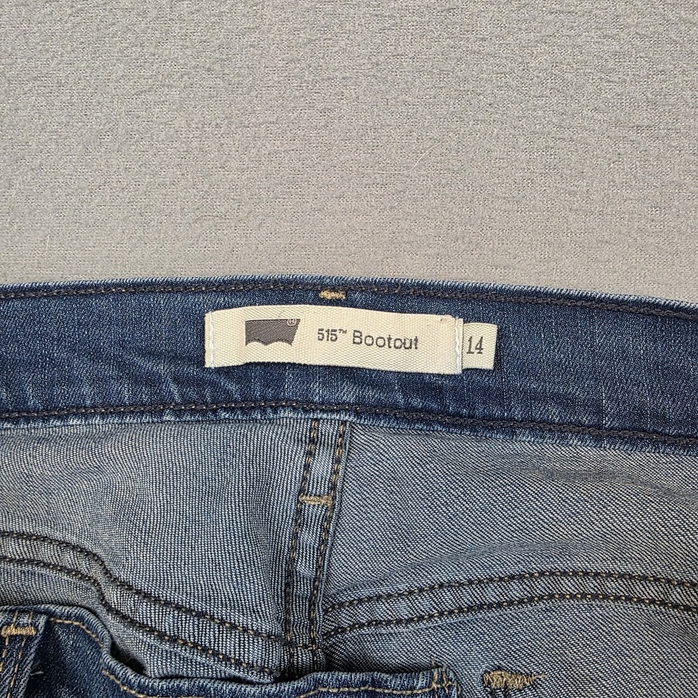 Vintage Levi's 515 Jeans Women 34x30 Low Rise Boot Cut Stretch Size 14 Y2K - Picture 9 of 10